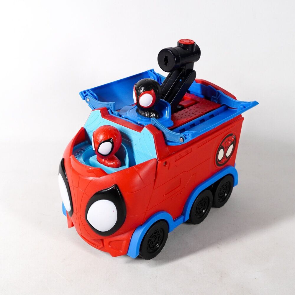 Spidey & His Amazing Friends Marvel's Web Spinning Hauler 3 in 1 Toy Truck Car